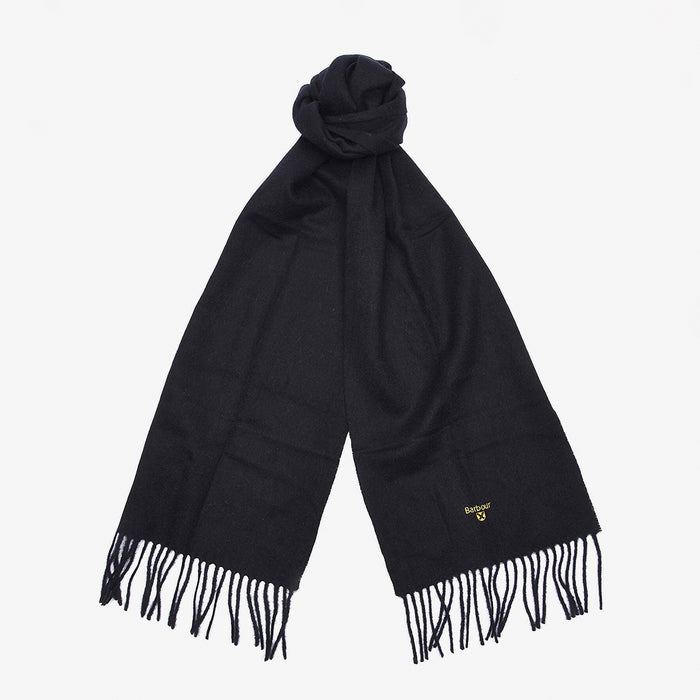 Barbour PLAIN LAMBSWOOL SCARF, Black