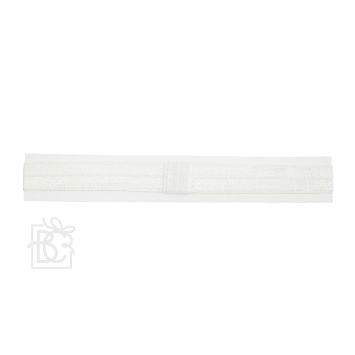 BC White Add a Bow Headband