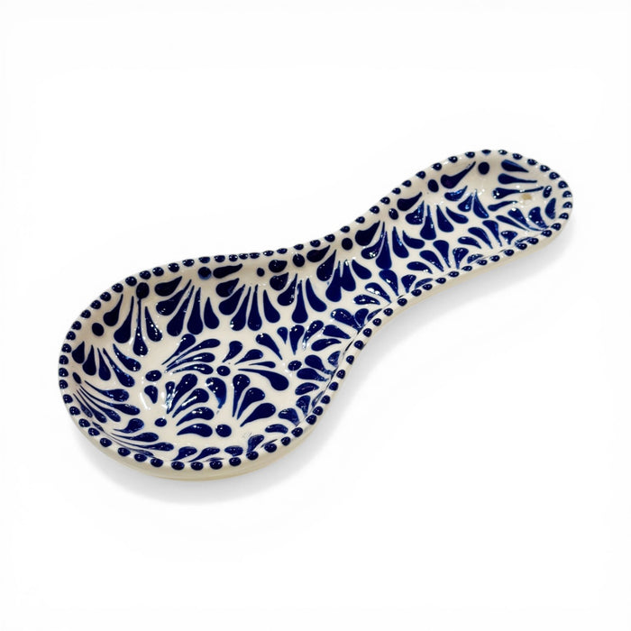 Blue on White Spoon Rest