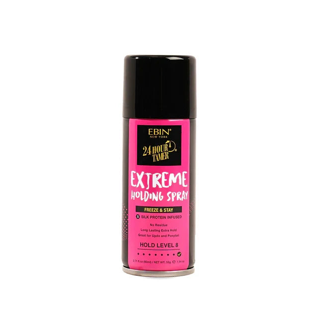 EBIN 24 Hour Tamer Extreme Holding Spray 11.97 Oz / 354 ml - Freeze & Stay - Palms Fashion Inc.
