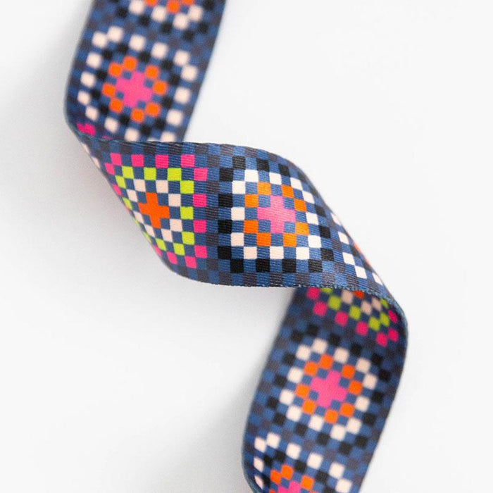 Granny Square in Night Webbing 1.5"