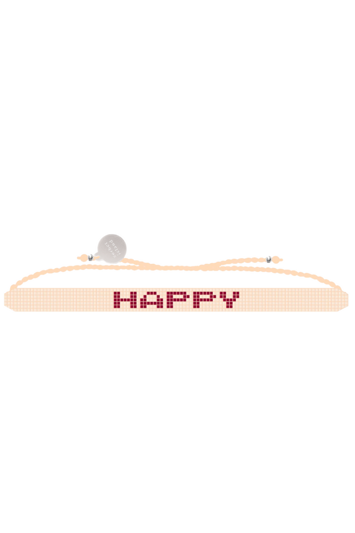 HANDMADE GLASS BEADS FRIENDSHIP HAPPY BRACELET