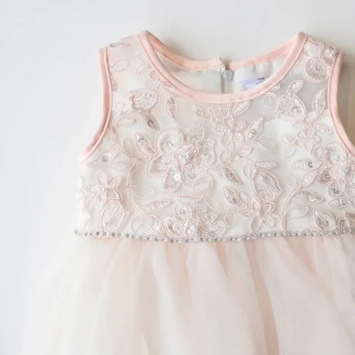 Illusion Lace Baby Formal Dress