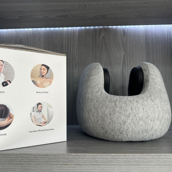 Memory Foam U-shaped Pillow For Travel Noise-reducing And Neck-supporting