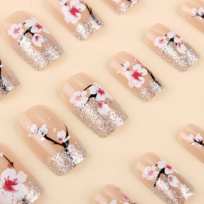 Naked pink peach blossom