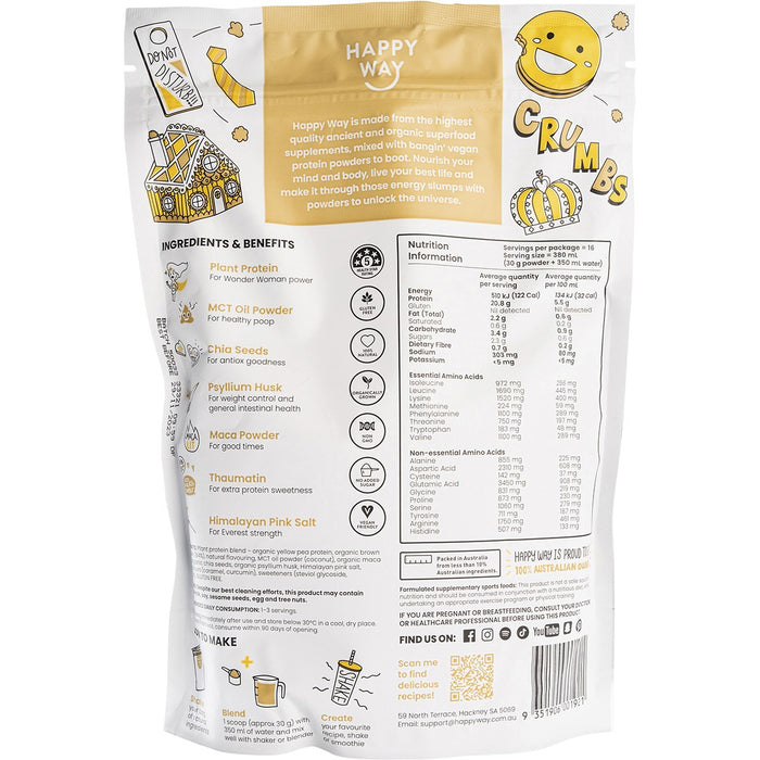 Pea Protein Powder - Caramel Biscuit