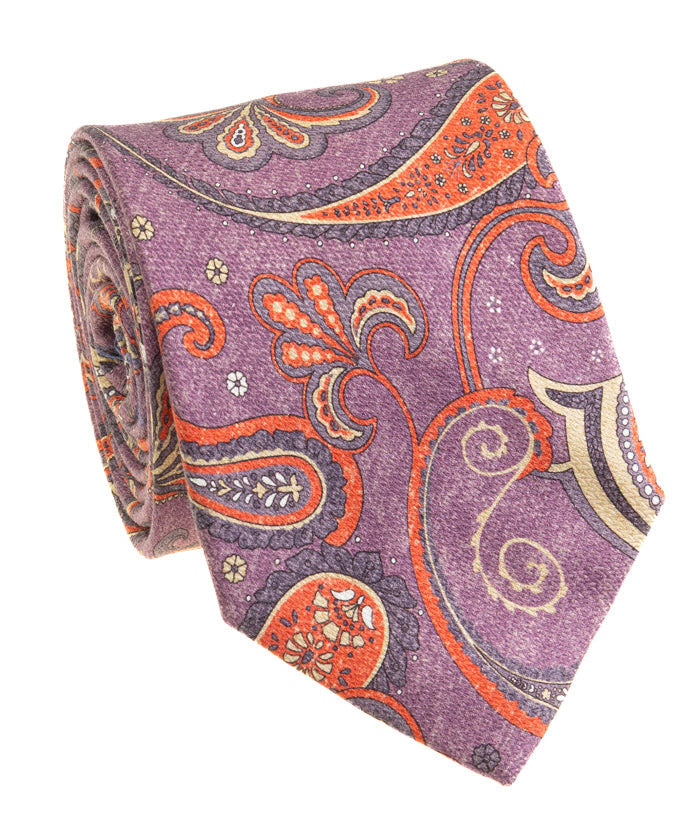 Purple Paisley Tie