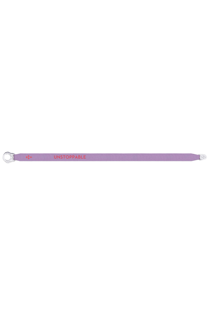 SATIN BRACELET UNSTOPPABLE LIGHT PURPLE