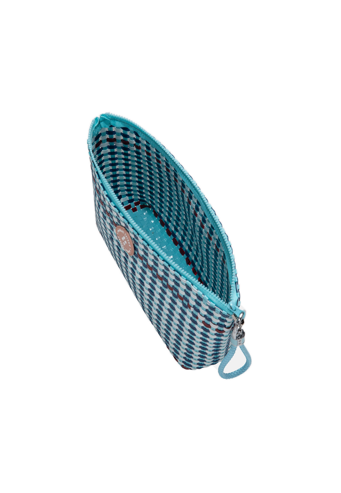 WOVEN PENCIL BAG LIGHT BLUE