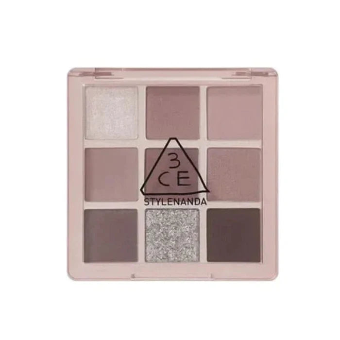3CE Multi Eye Color Palette #A Shy Ash | Soft & Natural Eye Makeup - myernk