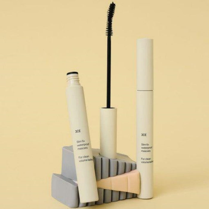 3CE Slim Fix Waterproof Mascara 6.5g | Volumizing, Curling & All-Day Wear - myernk