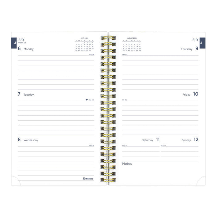 Academic Weekly Planner, Blossom, 2026 - 2027 - English CA114PG.01-27 #color_blossom-yellow