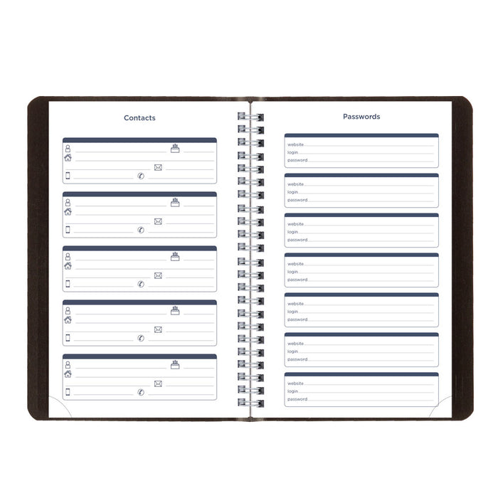 Academic Weekly Planner, Classic Black, 2026-2027 - English CA101.BLK-27