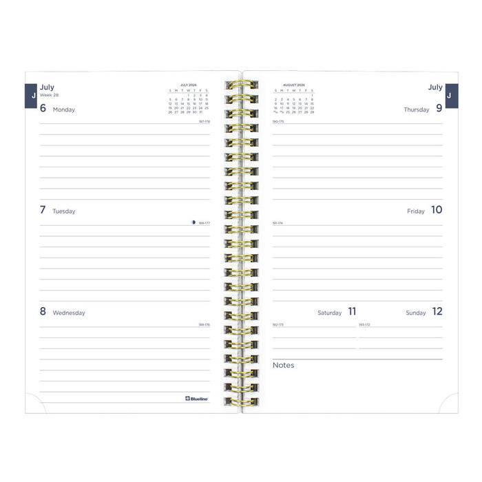 Academic Weekly Planner, Floral, 2026 - 2027 CA114PM.02-27 #color_floral-green
