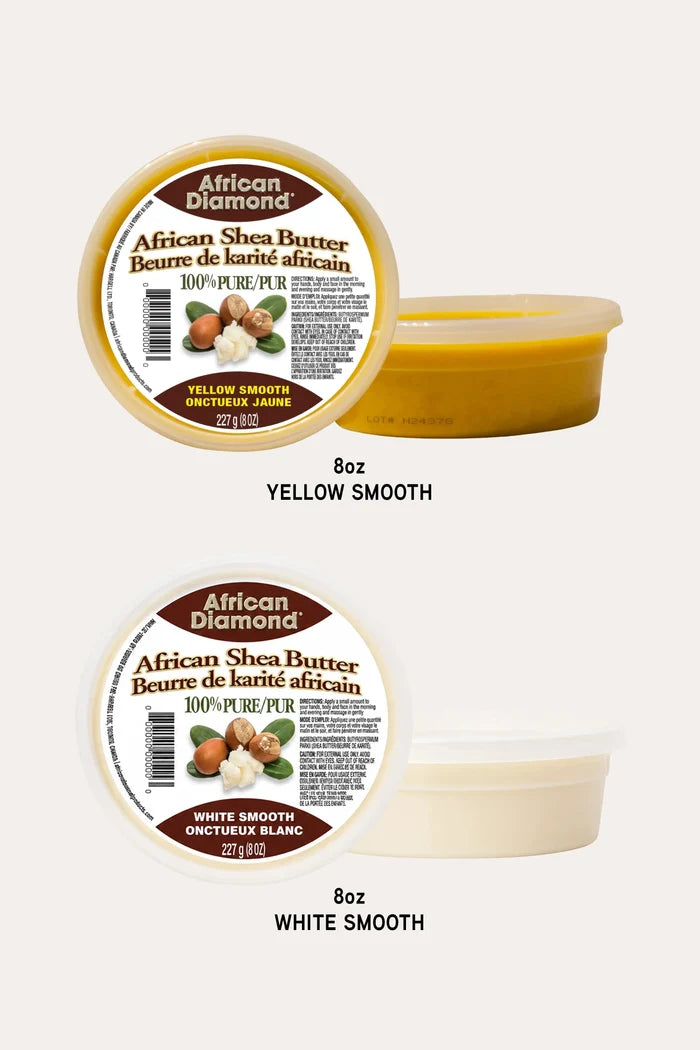 AFRICAN DIAMOND SHEA BUTTER 16oz 8oz AFRICAN DIAMOND