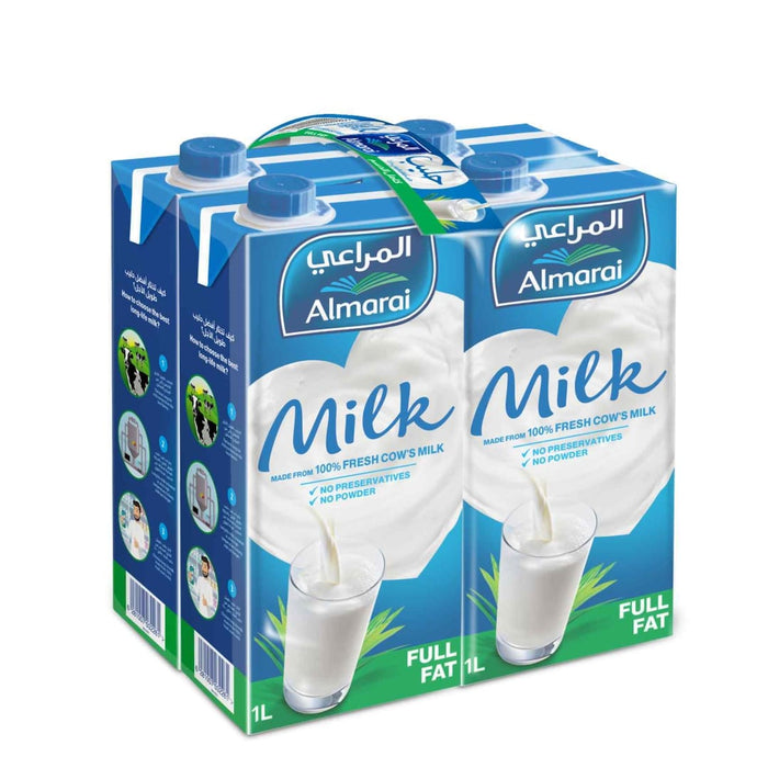 Almarai Milk FULL FAT 4×1L