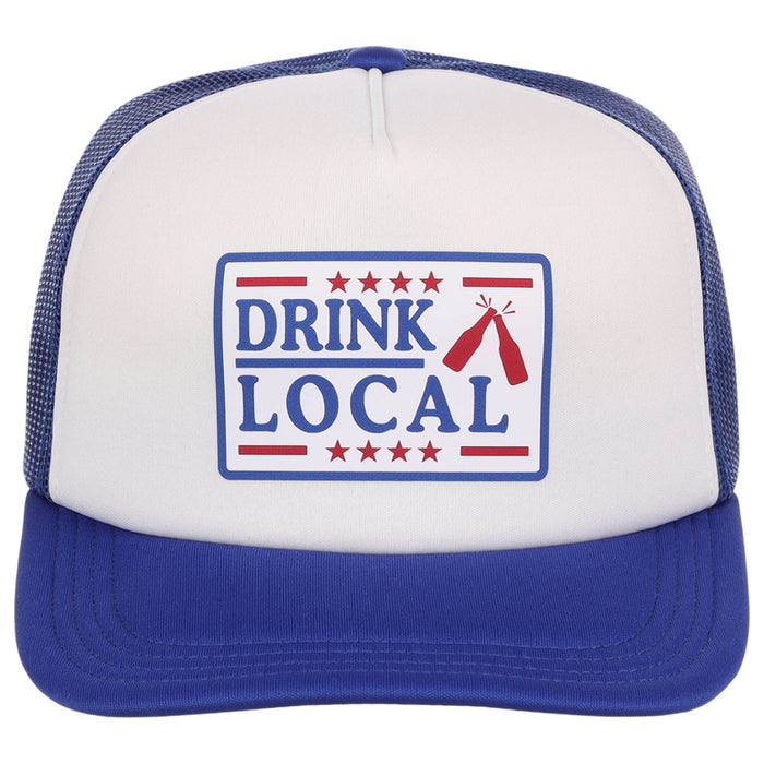 Americana Drink Local Foam Trucker Cap