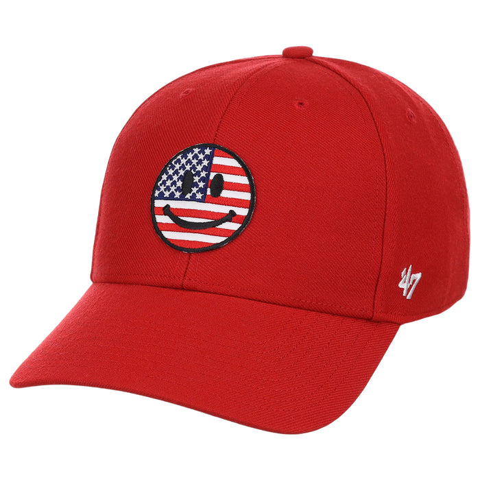 Americana Smiley Flag Face MVP Cap