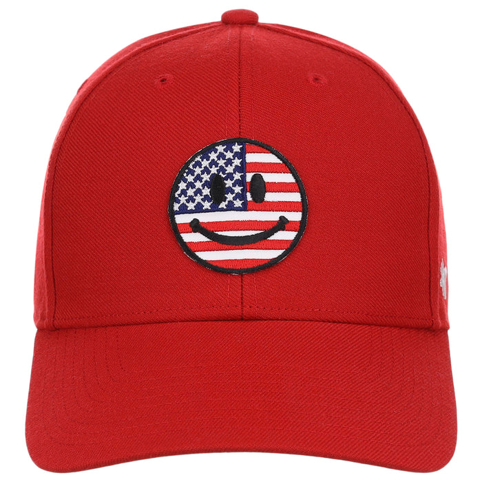 Americana Smiley Flag Face MVP Cap