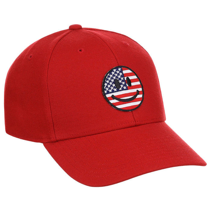 Americana Smiley Flag Face MVP Cap