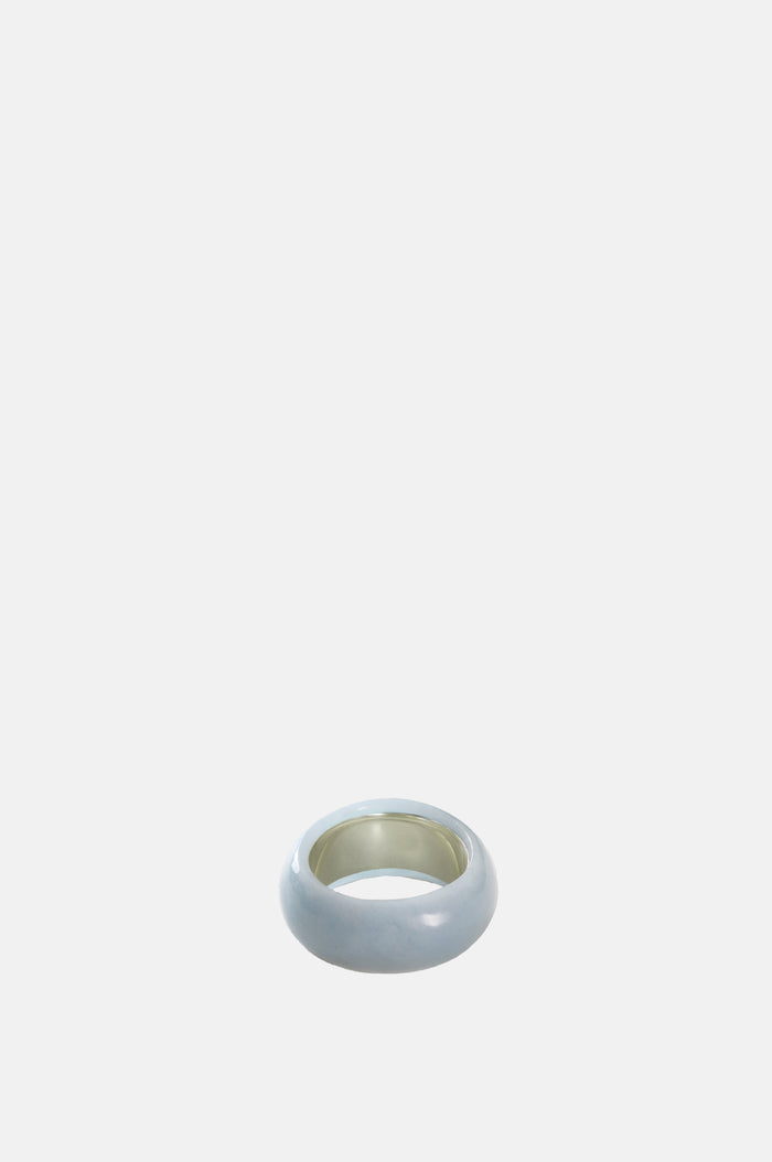 Annika Inez Angelite Stone Cigar Band Ring.