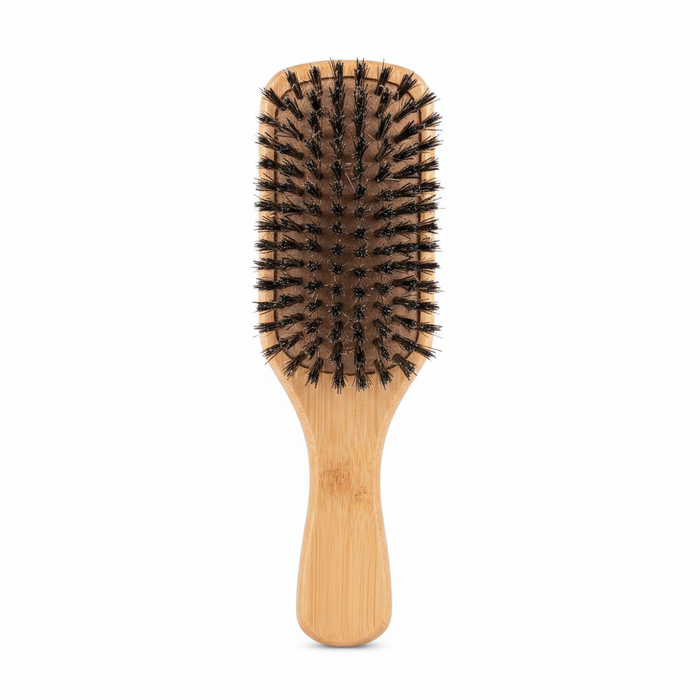 Annie Easy Style Hard Club Brush Boar & Nylon Bristle, 1 Count, Light Brown