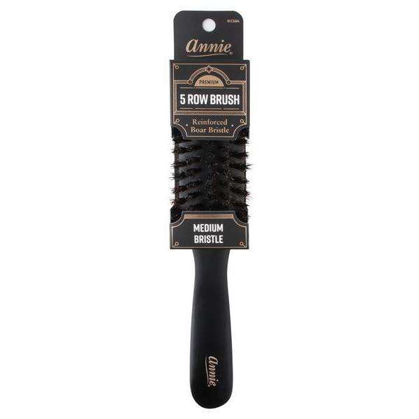 Annie Premium Medium 5 Row Boar Bristle Brush