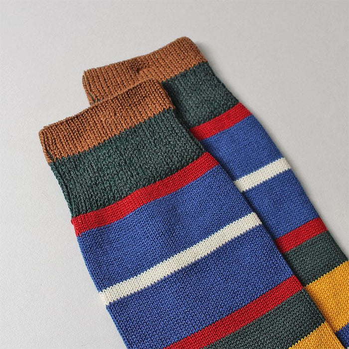 Anonymous Ism Multi Stripes Crew Socks