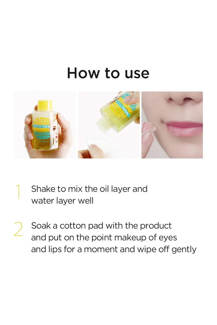 ARIUL STRESS RELIEVING MICELLAR LIP AND EYE REMOVER 100ml ARIUL