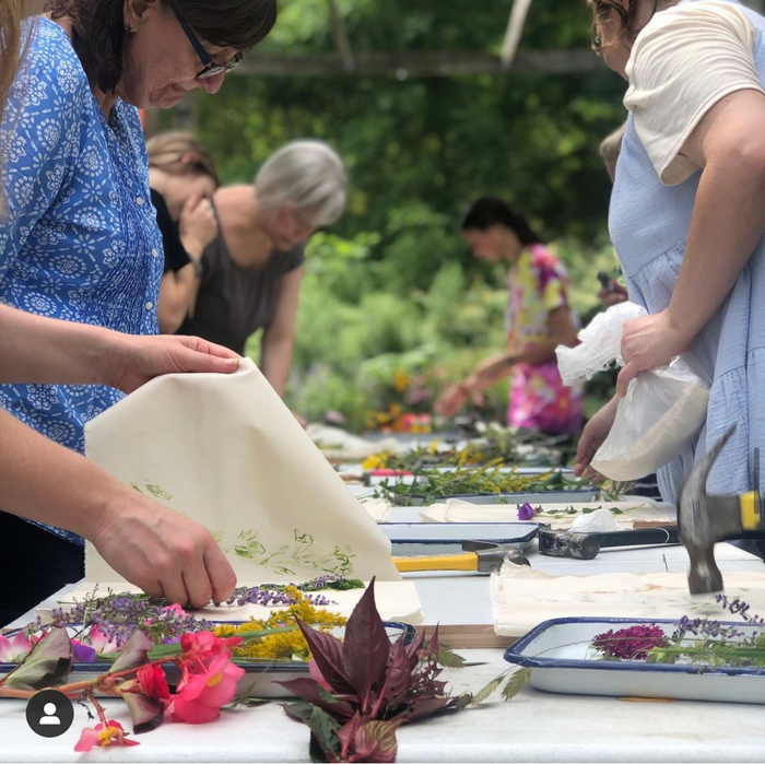 Art Class - Flower Pounding