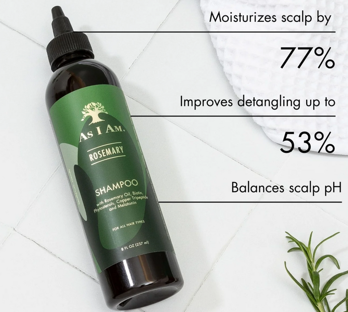 As I Am Rosemary Shampoo 8oz