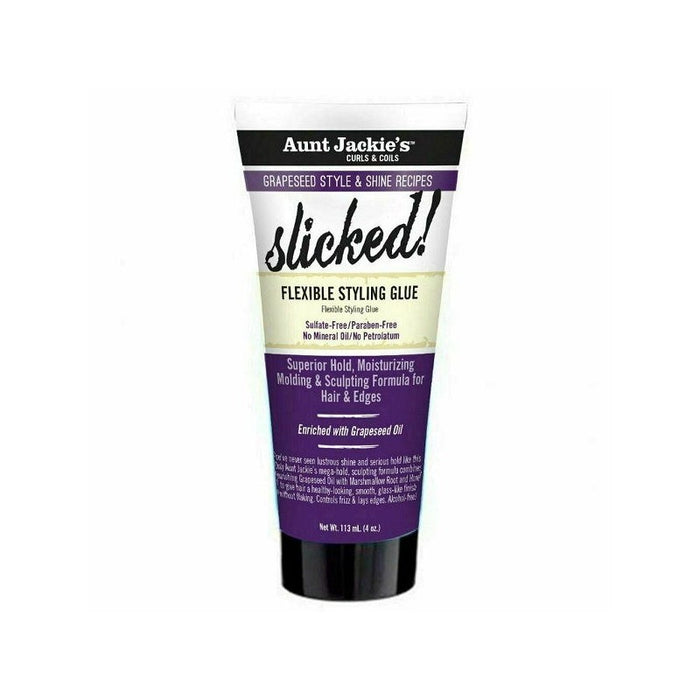 Aunt Jackies Grapeseed Style & Shine  Slicked Flexible Styling Glue 4oz
