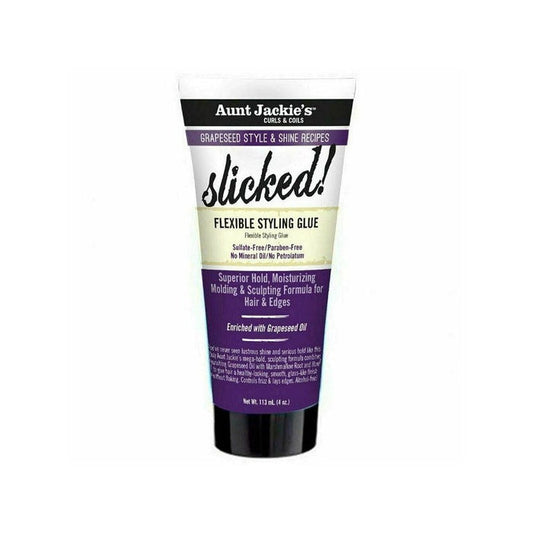 Aunt Jackies Grapeseed Style & Shine  Slicked Flexible Styling Glue 4oz