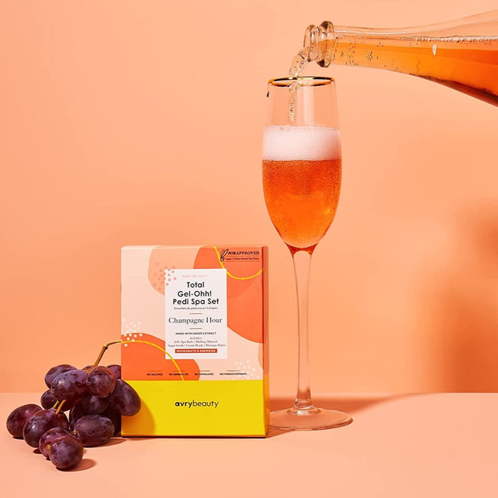 AvryBeauty Total Gel-Ohh! Pedi Spa 5 step - Champagne Hours