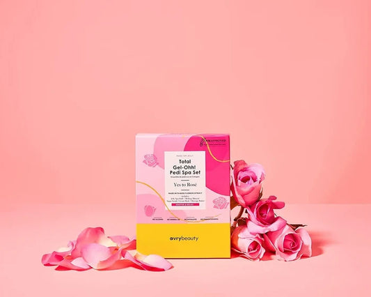 AvryBeauty Total Gel-Ohh! Pedi Spa 5 step - Yes to Rose