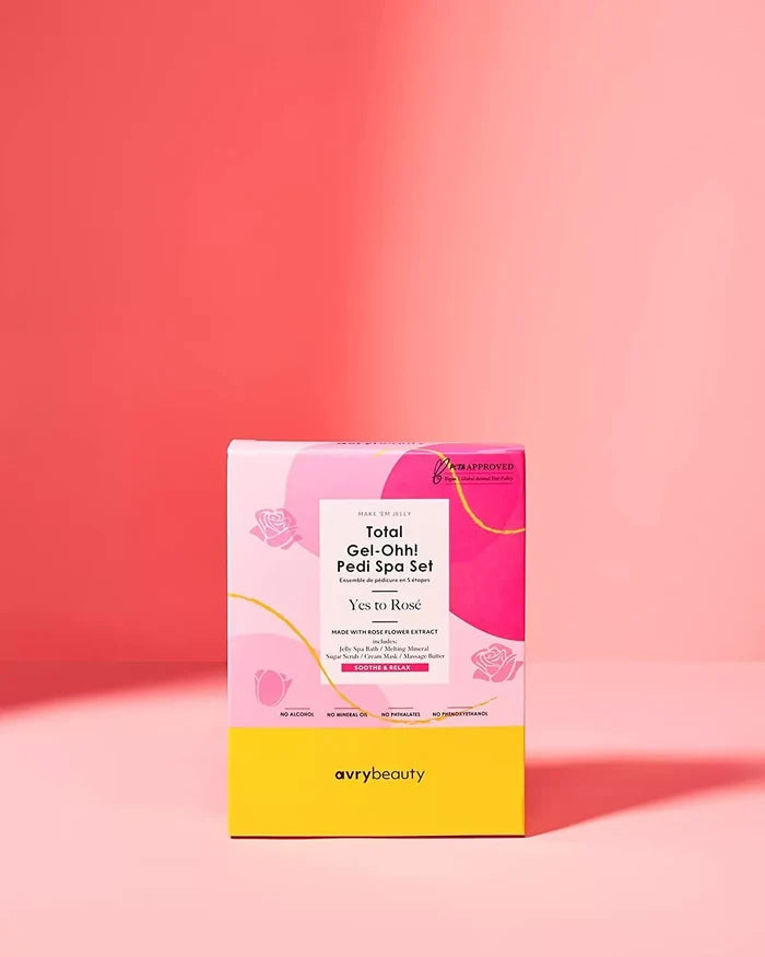AvryBeauty Total Gel-Ohh! Pedi Spa 5 step - Yes to Rose