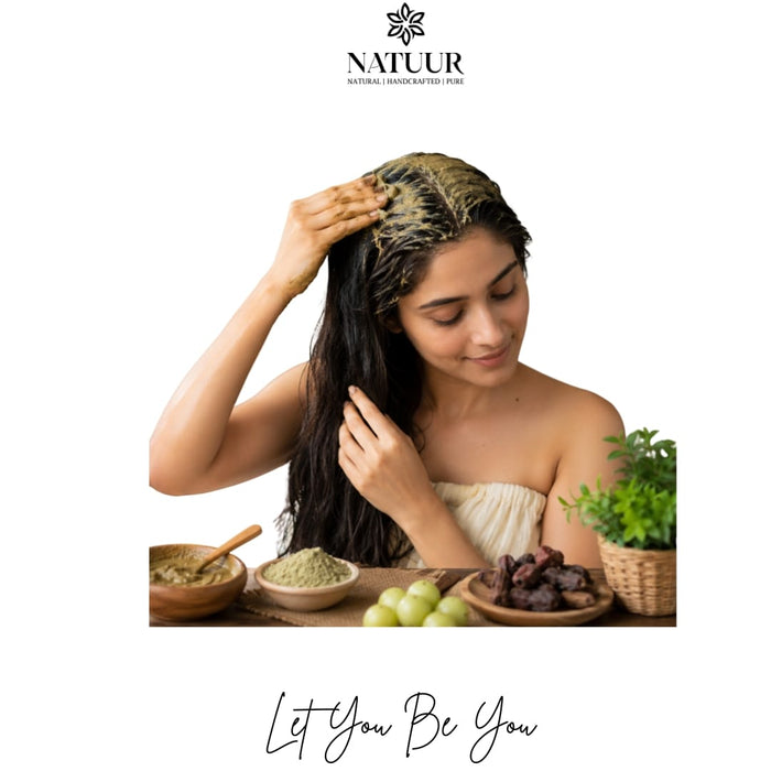 Ayurvedic Hair Growth Mask | with 15 Botanical Herbs | Strengthen | Repair | Renew