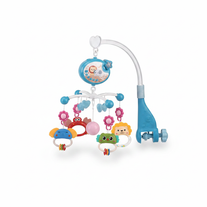 Baby Crib Mobile with Star Night Light & Music