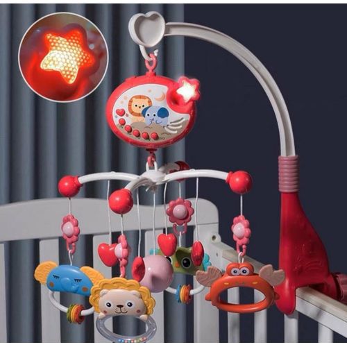 Baby Crib Mobile with Star Night Light, Music & Rotating Toys