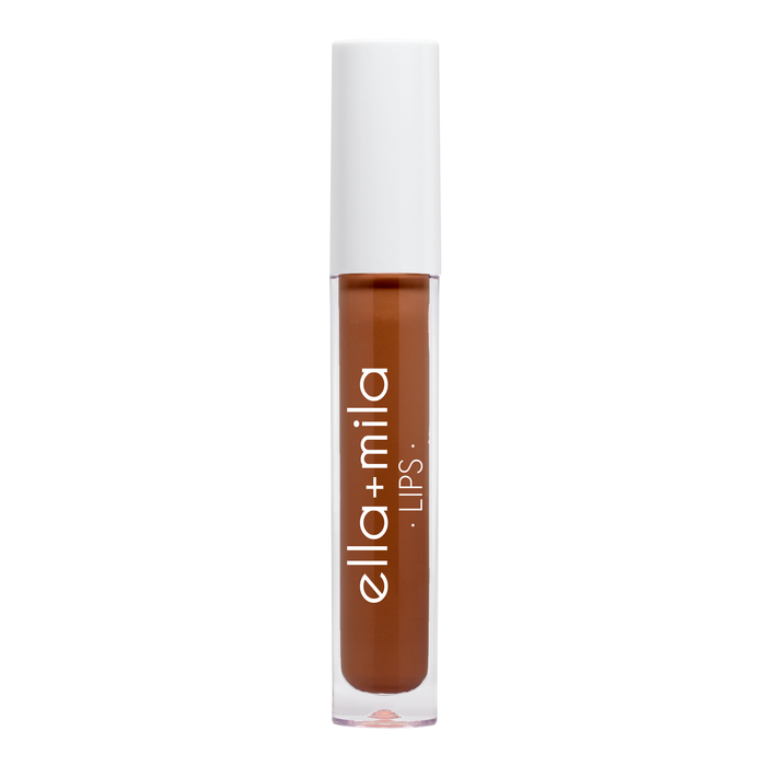 Bear with Me rich brown liquid lipstick tube – ella+mila Lips
