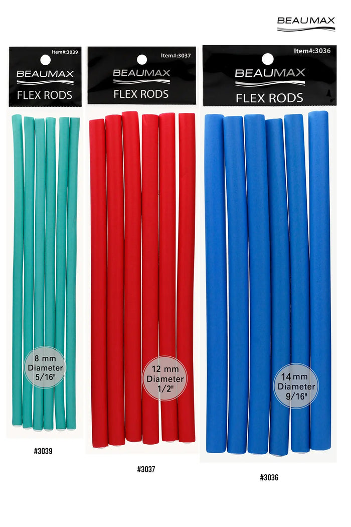 BEAUMAX FLEX RODS - 12mm (#3037) - BSW BEAUTY CANADA