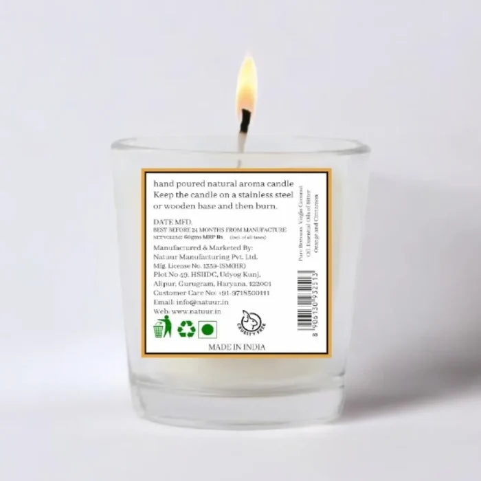 Beeswax Candle - Vanilla & Sandalwood
