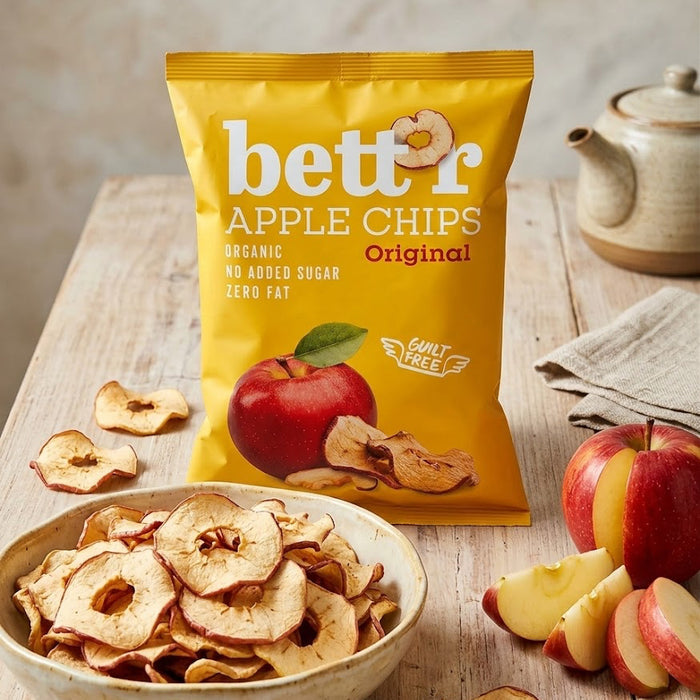 Bett'r - Æblechips - Økologisk - 50 g.