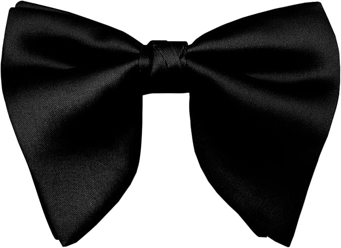 Black Satin Bow