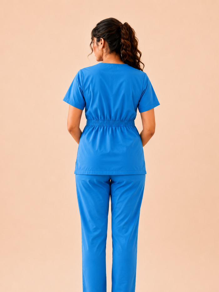BLUE MATERNITY SCRUB FOR WOMEN