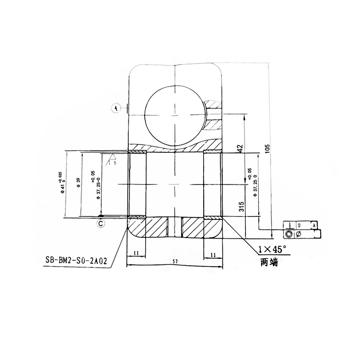 Boom Stand Cross Block ST02051101-0004