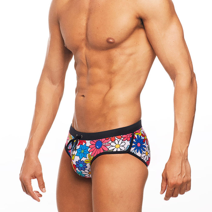 Botanical Vines - Lo Rise Swim Brief