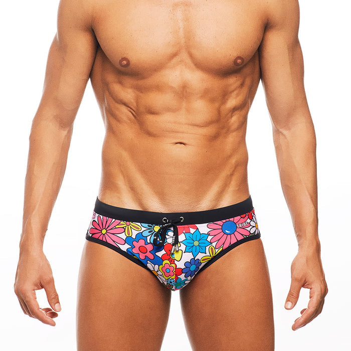 Botanical Vines - Lo Rise Swim Brief