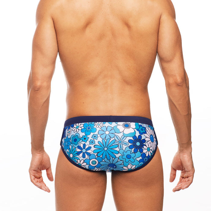 Botanical Vines - Lo Rise Swim Brief