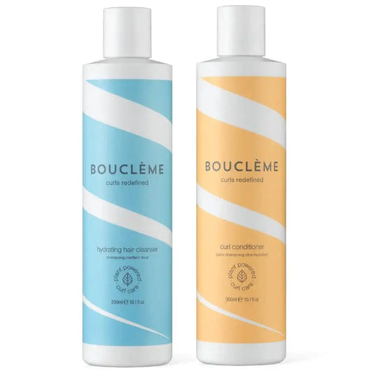 Bouclème hydrating hair cleanser and curl conditioner for defined curls